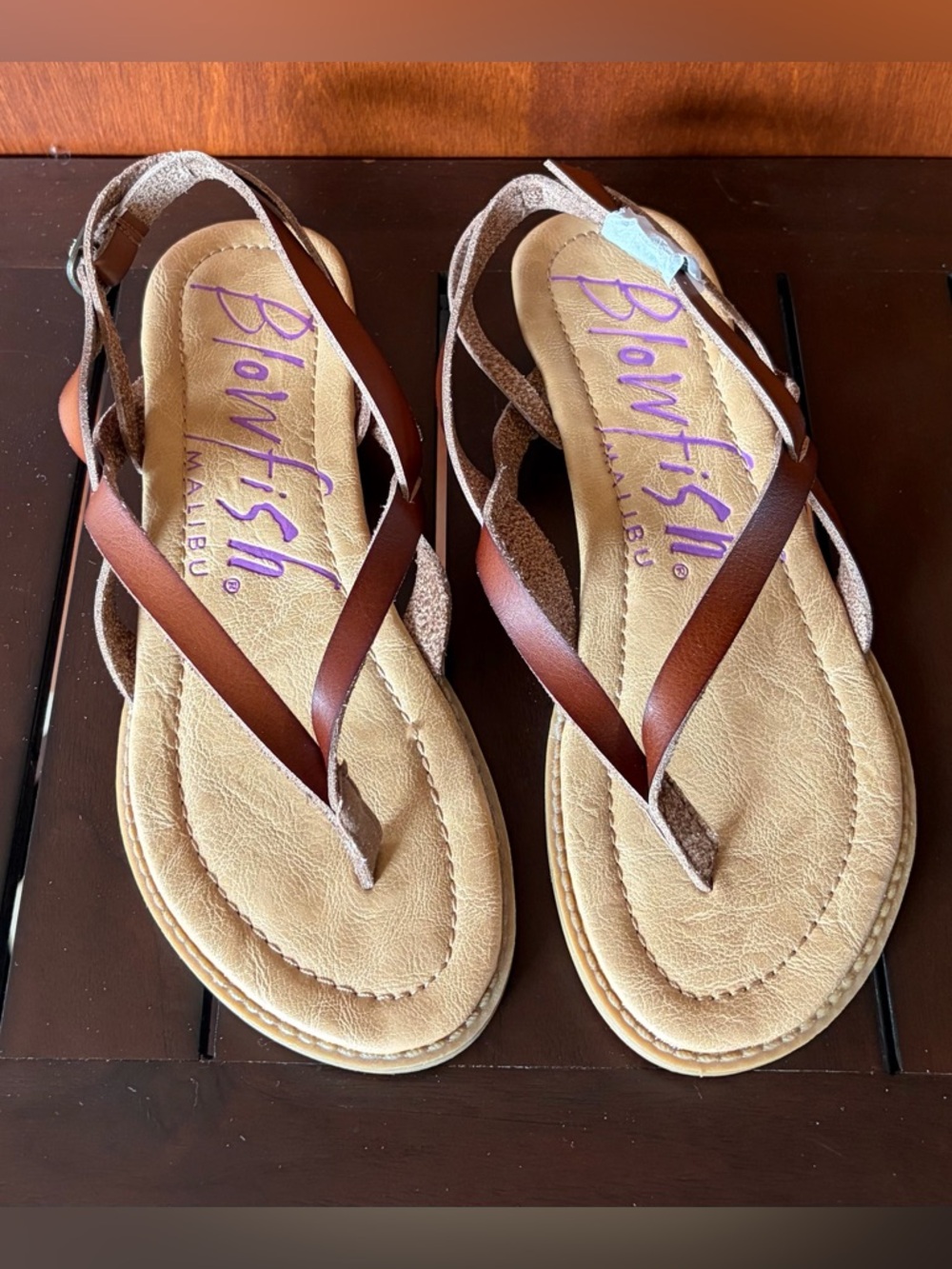 New Blowfish Malibu Women's 7 Brown Strappy Sandals